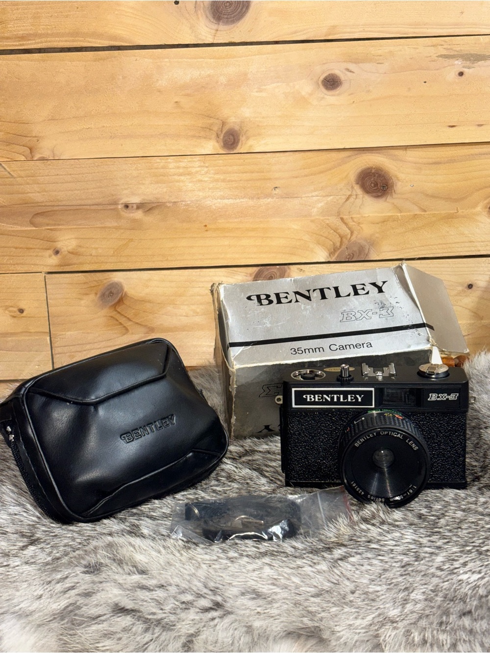 Vintage Bentley BX-3 35mm Film Camera 50mm Lens Case Original Box Retro